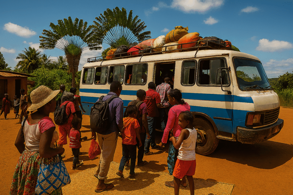 Inter-city Travel in Madagascar.